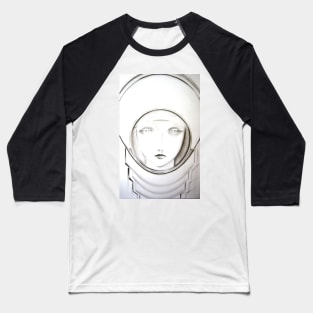 art anime deco moon girl Jacqueline Mcculloch Baseball T-Shirt